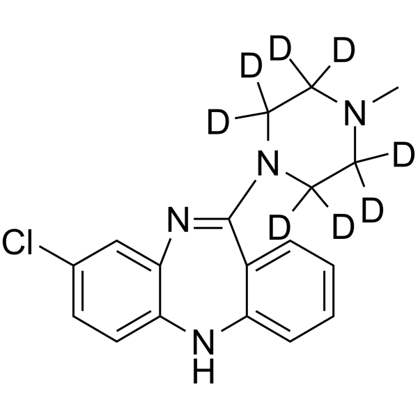 Clozapine-d8 1185053-50-2